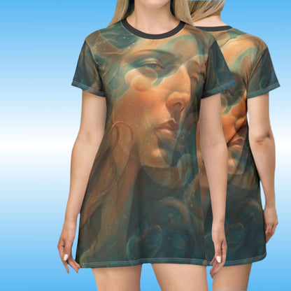 Lady Octopus | T-Shirt Dress | Paddle Frogs