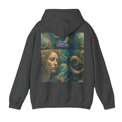 Lady Octopus | Hoodie Sweatshirt | dark heather -  Paddle Frogs