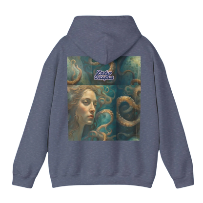 Lady Octopus | Hoodie Sweatshirt | heather blue -  Paddle Frogs