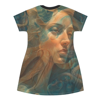 Lady Octopus | T-Shirt Dress | Paddle Frogs