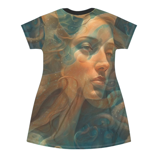 Lady Octopus | T-Shirt Dress | Paddle Frogs