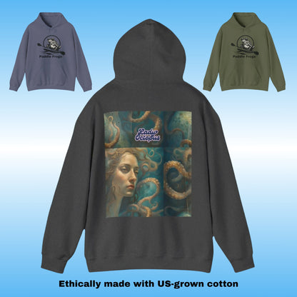 Lady Octopus | Hoodie Sweatshirt by Paddle Frogs