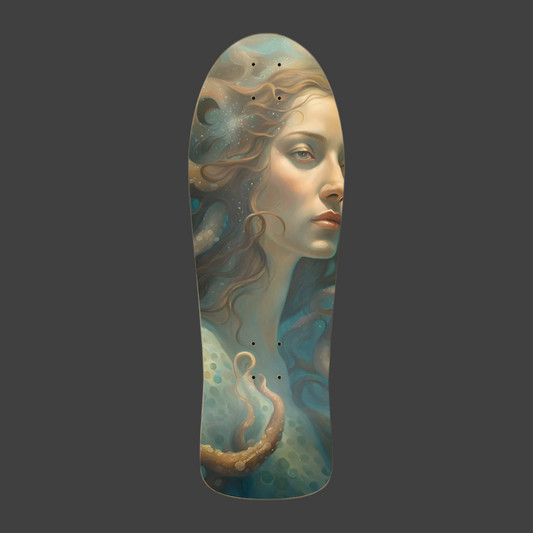 Lady Octopus cruiser old school skateboard deck 7 layer Canadian maple