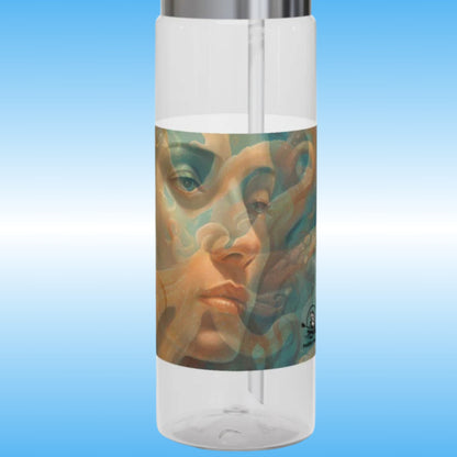 Lady Octopus crystal clear water bottle by Paddle Frogs