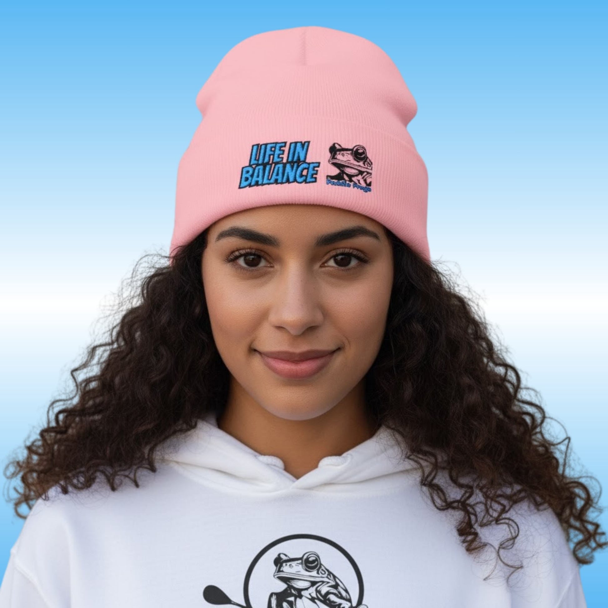 Light Pink - Life in Balance | The Wanderer's Anchor: Cuffed Beanie