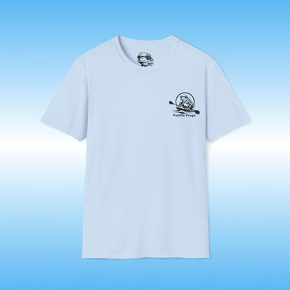 Light blue Paddle Frogs t-shirt paddle boarding outdoor gear