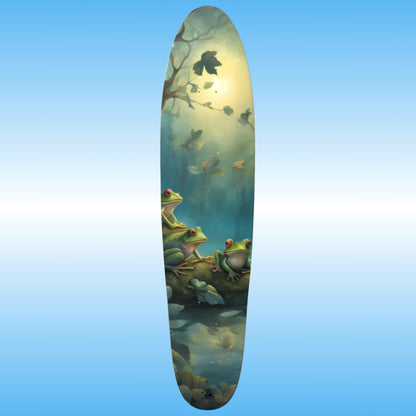 Living in Frog Paradise - Paddle Frogs - Longboard skateboard 