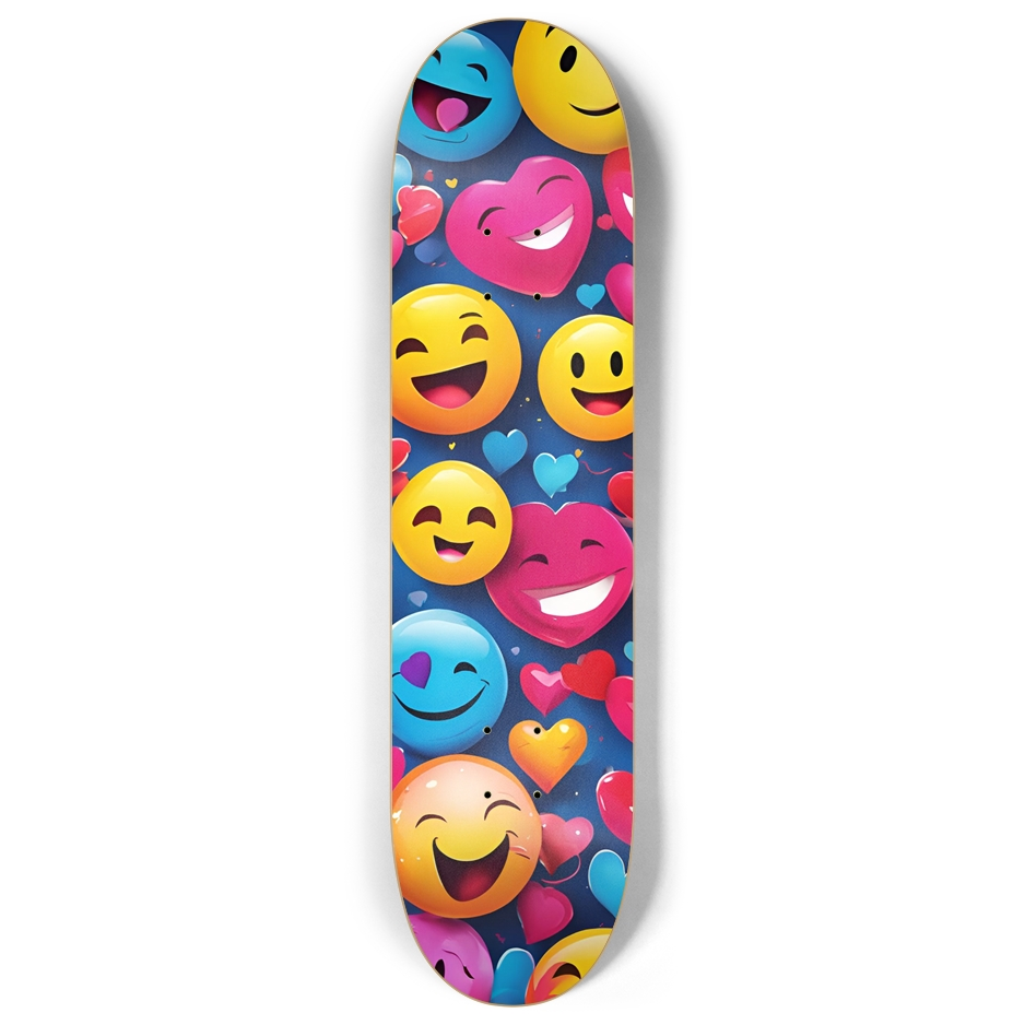 Love Emoji 8 Inch Skateboard Deck