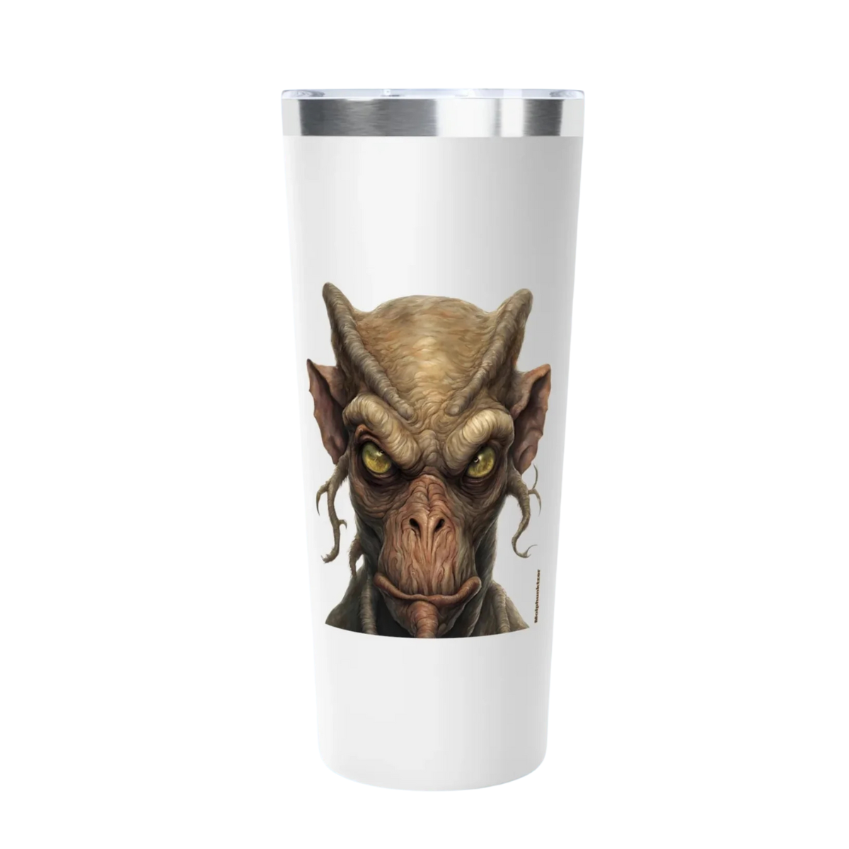 Molphunktzer | 20oz Tumbler | Paddle Frogs Outdoor Gear - Tumbler with a fantasy creature design on a white background