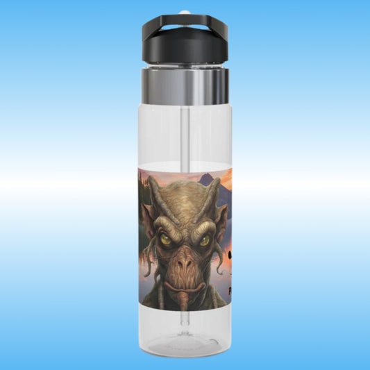 Molphunktzer Paddle Frogs crystal clear Water Bottles (Front Side)