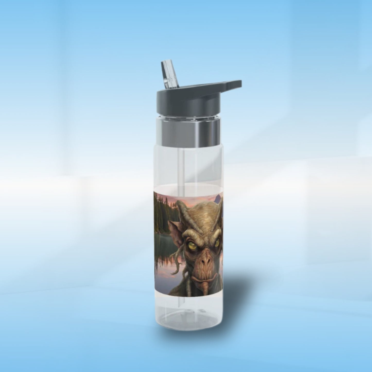 Molphunktzer Paddle Frogs crystal clear Water Bottles (Left Side)