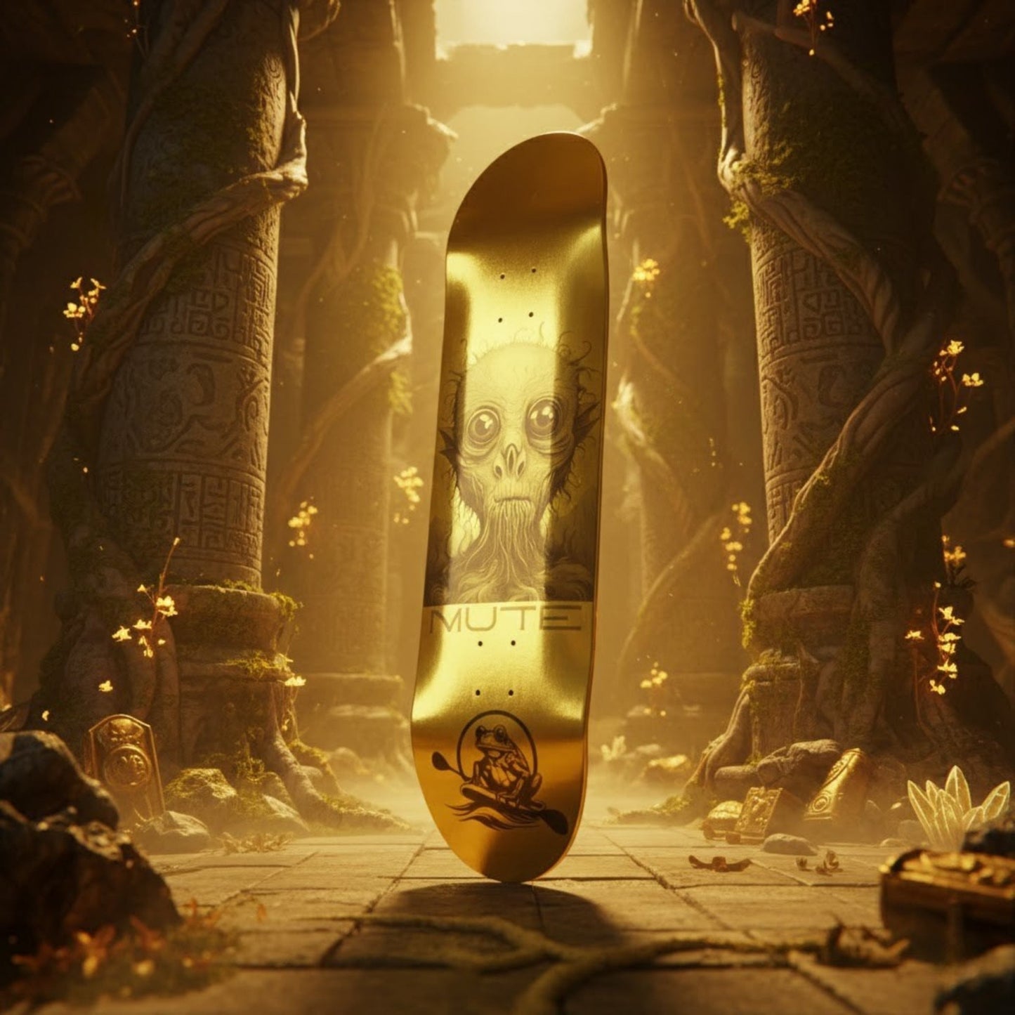 Mute 8.75 skateboard deck by Paddle Frogs pro skate shop