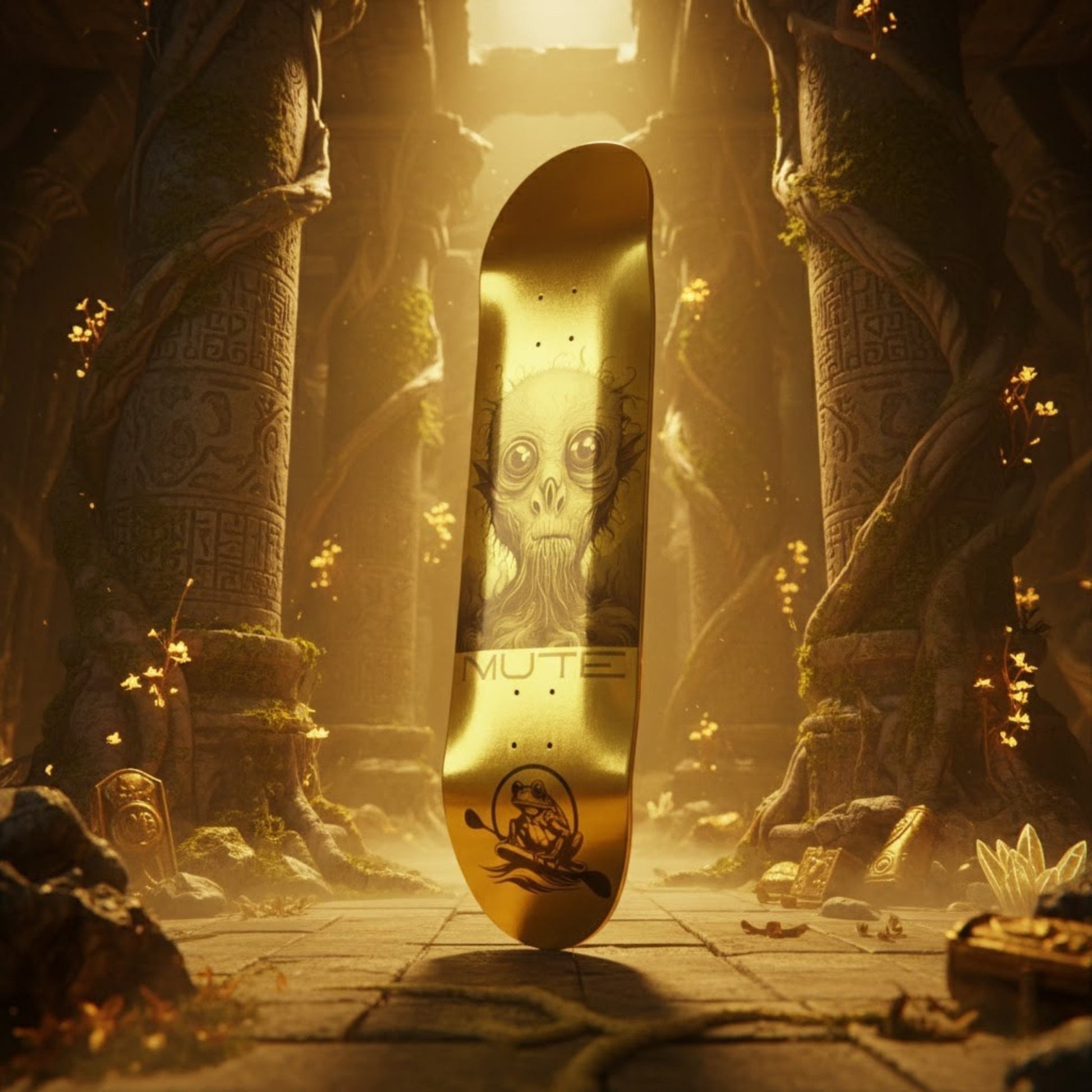 Mute 8.75 skateboard deck by Paddle Frogs pro skate shop