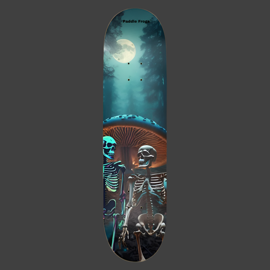 Nighttime Nonsense Popsicle Skateboard Deck by Paddle Frogs 7 - Seven Layer Canadian Maple Made in the USA