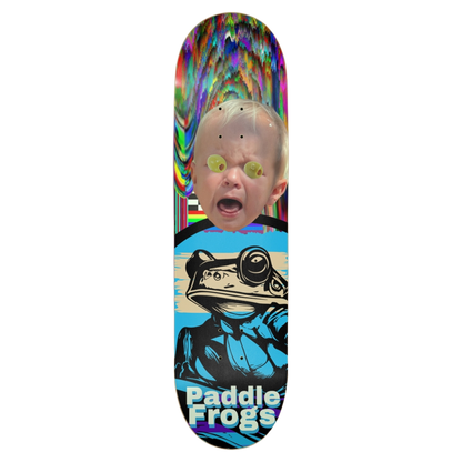Olive Chaos | 8.75 Skateboard | Paddle Frogs™