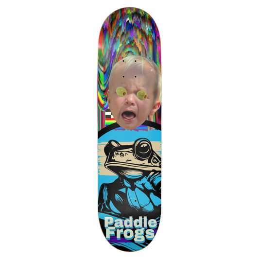Olive Chaos | 8.75 Skateboard | Paddle Frogs™