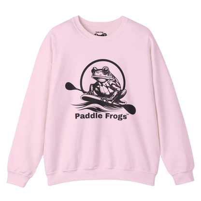 Original Pullover | Paddle Frogs™ Sweatshirt light pink paddle boarding frog 