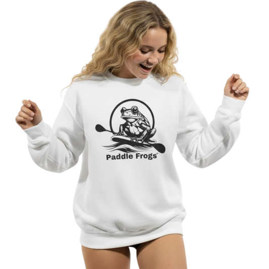 Original Pullover | Paddle Frogs™ Sweatshirt white on a transparent background