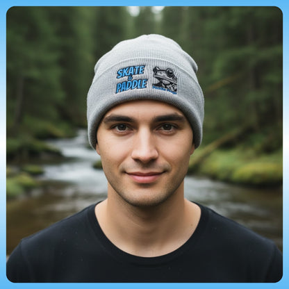 Original Skate & Paddle Beanie Cap - Heather Gray