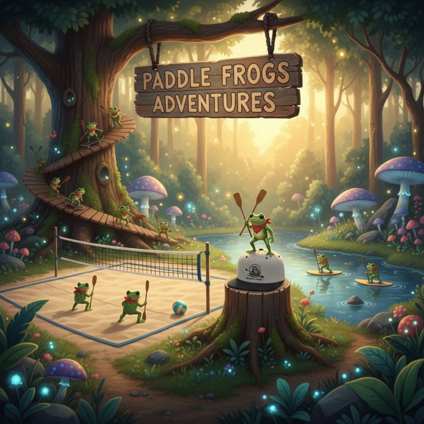 Original Snap Back ball Cap Black & Heather Grey volleyball Adventures with Paddle Frogs Outdoor Gear Skate & Paddle