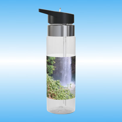 Ozone Falls Edge | Paddle Frogs™ | 20oz Clear Water Bottle | BPA-Free & School Safe