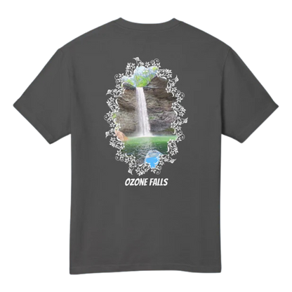 Ozone Falls T-Shirts (4 colors) - Faded Black