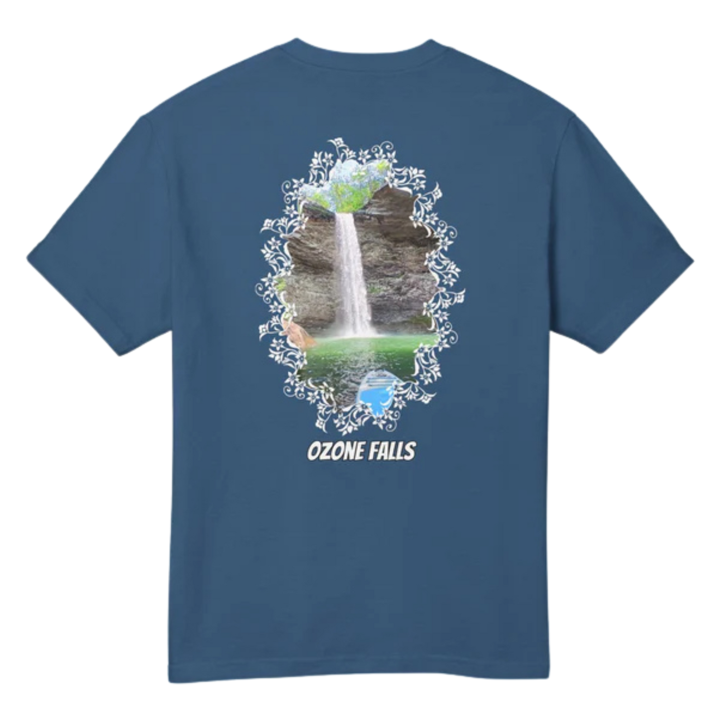 Ozone Falls T-Shirts (4 colors) - Faded Navy blue