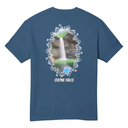 Ozone Falls T-Shirts (4 colors) - Faded Navy blue