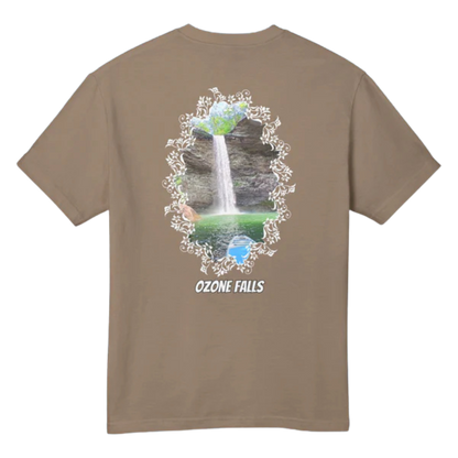 Ozone Falls T-Shirts (4 colors) Faded Brown