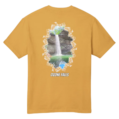 Ozone Falls T-Shirts (4 colors) - Faded mustard yellow