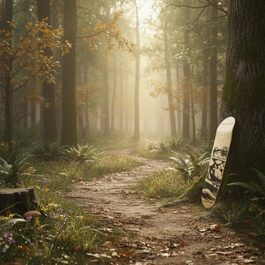Paddle Frogs™ Canadian Maple 8.5 Logo Deck in the Tennessee Forest