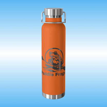 Copper Insulated Vacuum Sealed Beverage and Soup Bottle | Paddle Frogs™
