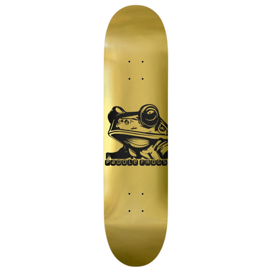 The Paddle Frogs Gold 8" deck is the gold standard for every ride. 7-ply Canadian Maple provides strength, flow, and perfect all-around control for versatility.