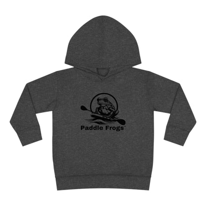 Paddle Frogs Kids (Youth) Dark Gray Hoodie, Kangaroo Pocket Hooded Jacket Coat 