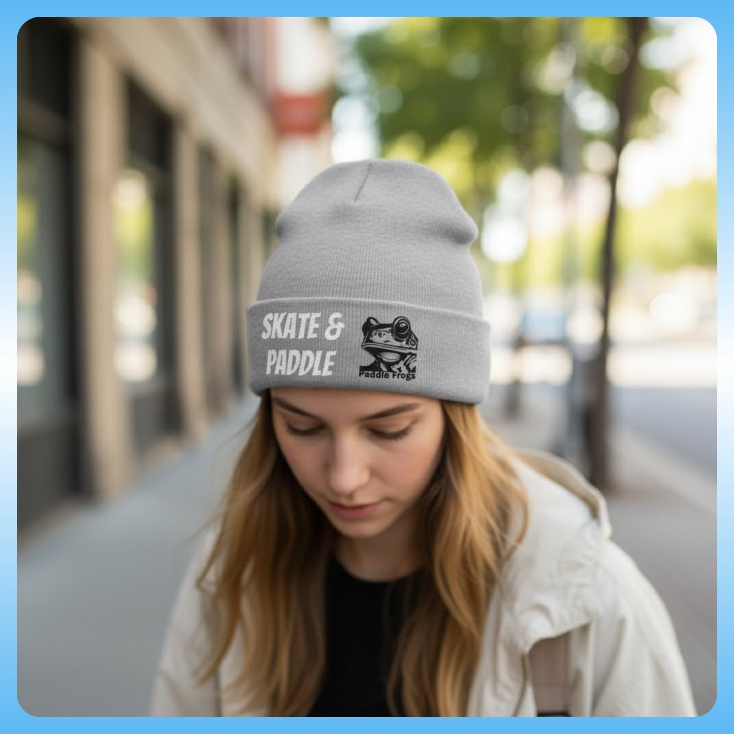 Skate & Paddle Knit Beanie