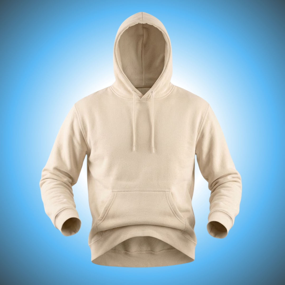 Paddle Frogs™ Solid Bone Color Fleece Hoodie