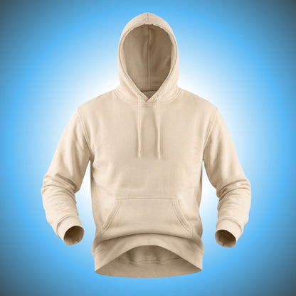 Paddle Frogs™ Solid Bone Color Fleece Hoodie