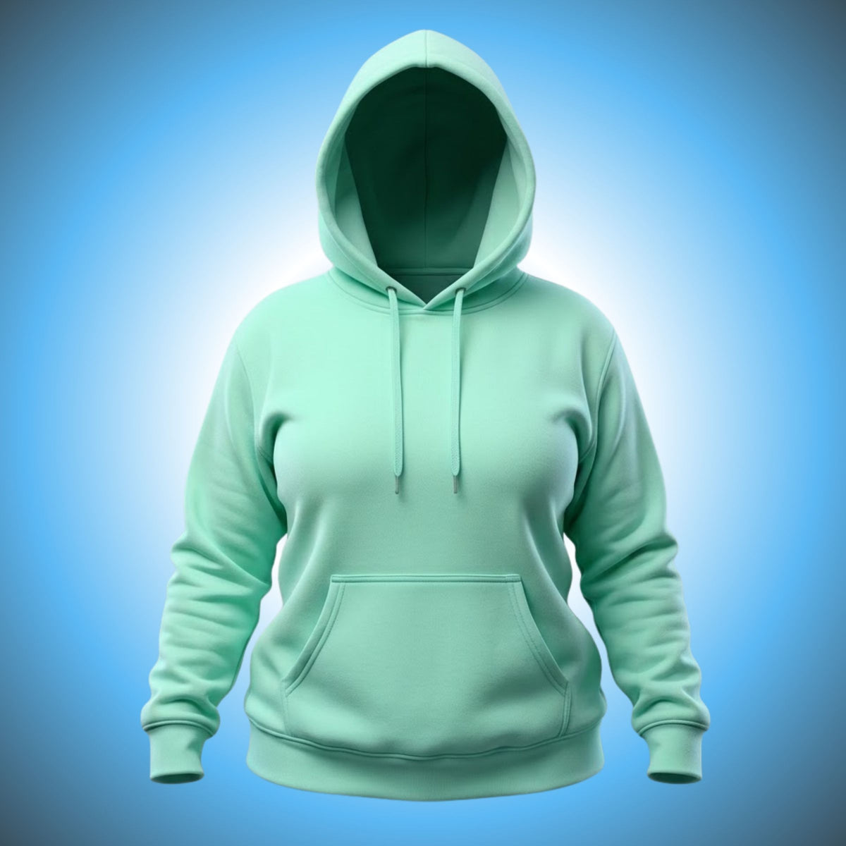 Paddle Frogs™ Solid Mint Color Fleece Hoodie