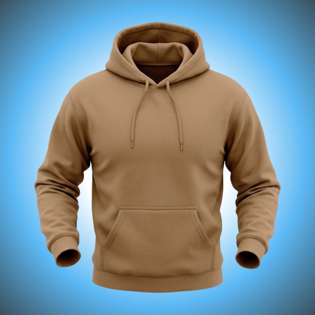Paddle Frogs™ Solid Sandstone Color Fleece Hoodie