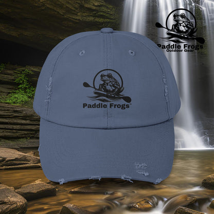 Paddle Frogs distressed vintage hats Blue