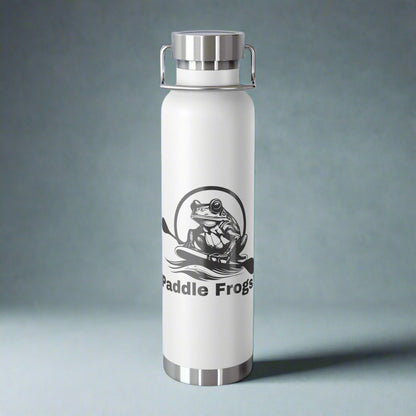 Paddle Frogs insulated water bottle - White