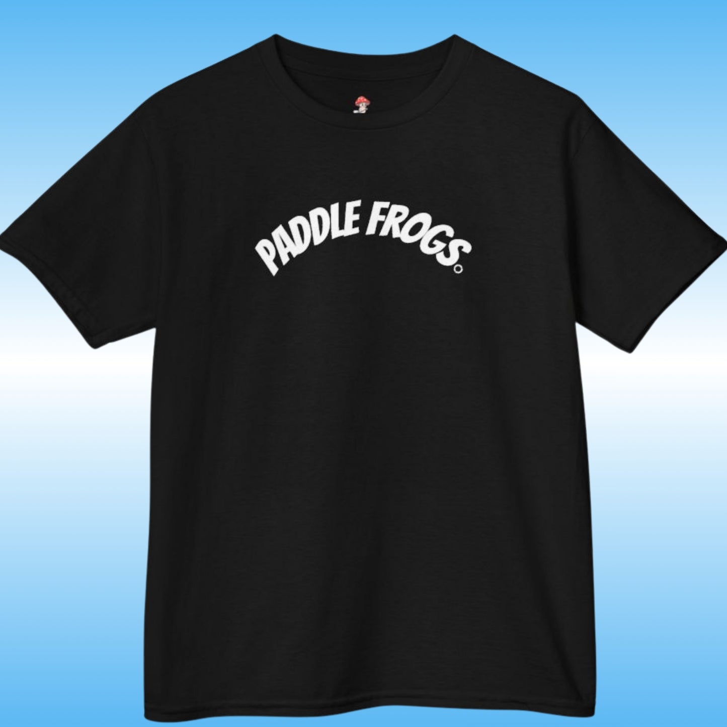 Paddle Frogs™ Arch Logo Kids Tee | Black