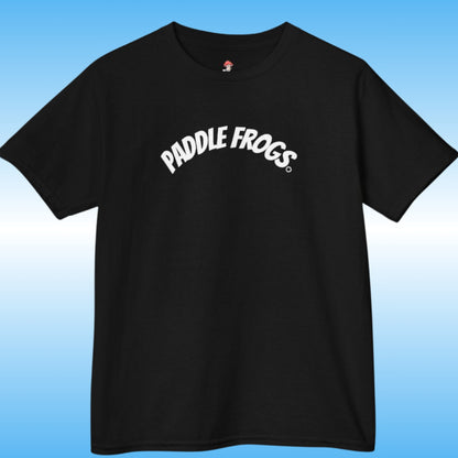Paddle Frogs™ Arch Logo Kids Tee | Black