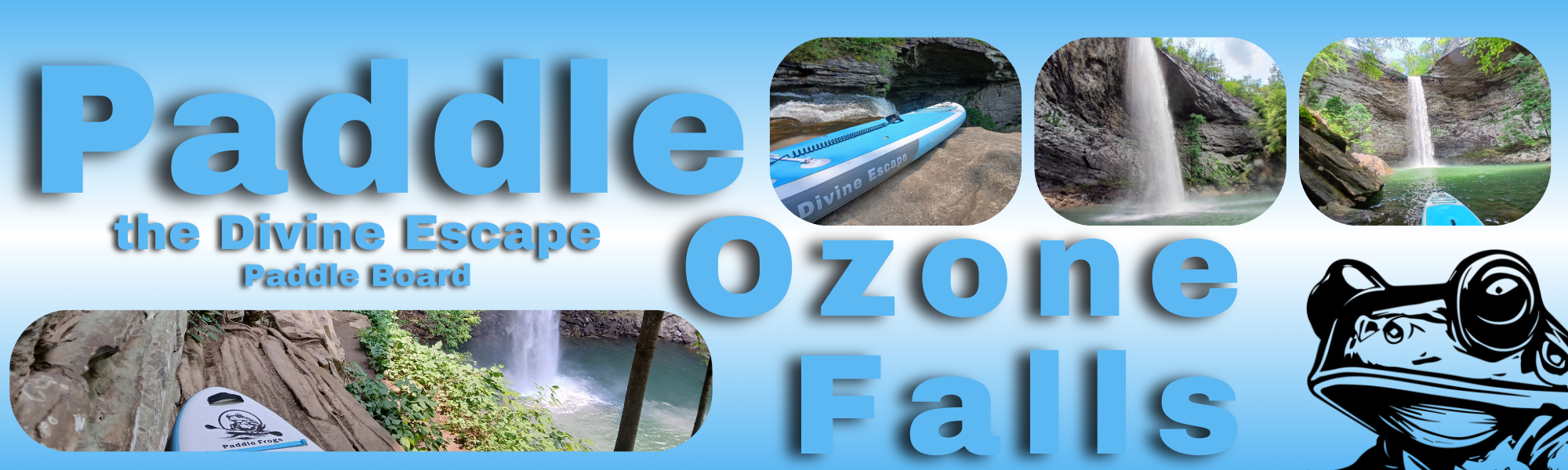 Load video: Paddle Ozone Falls waterfall