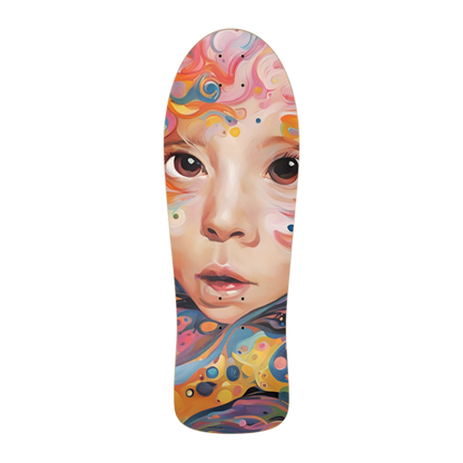 Painted Beauty (Old-School Classic) Skateboard Deck by Paddle Frogs™