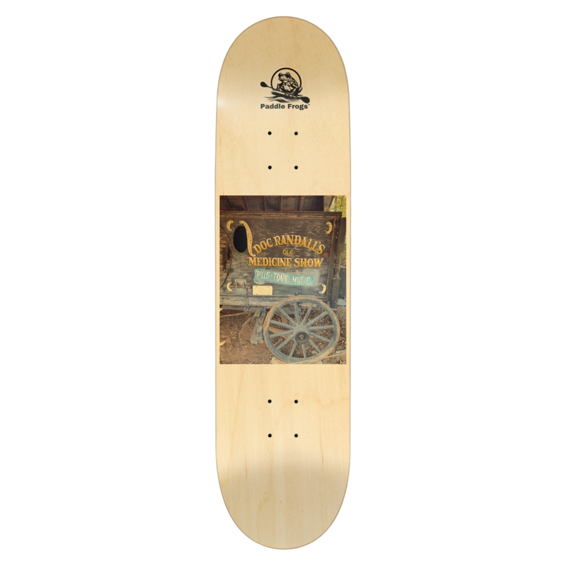 Pills Tonic Music | 8.5" Skateboard Deck | Paddle Frogs™