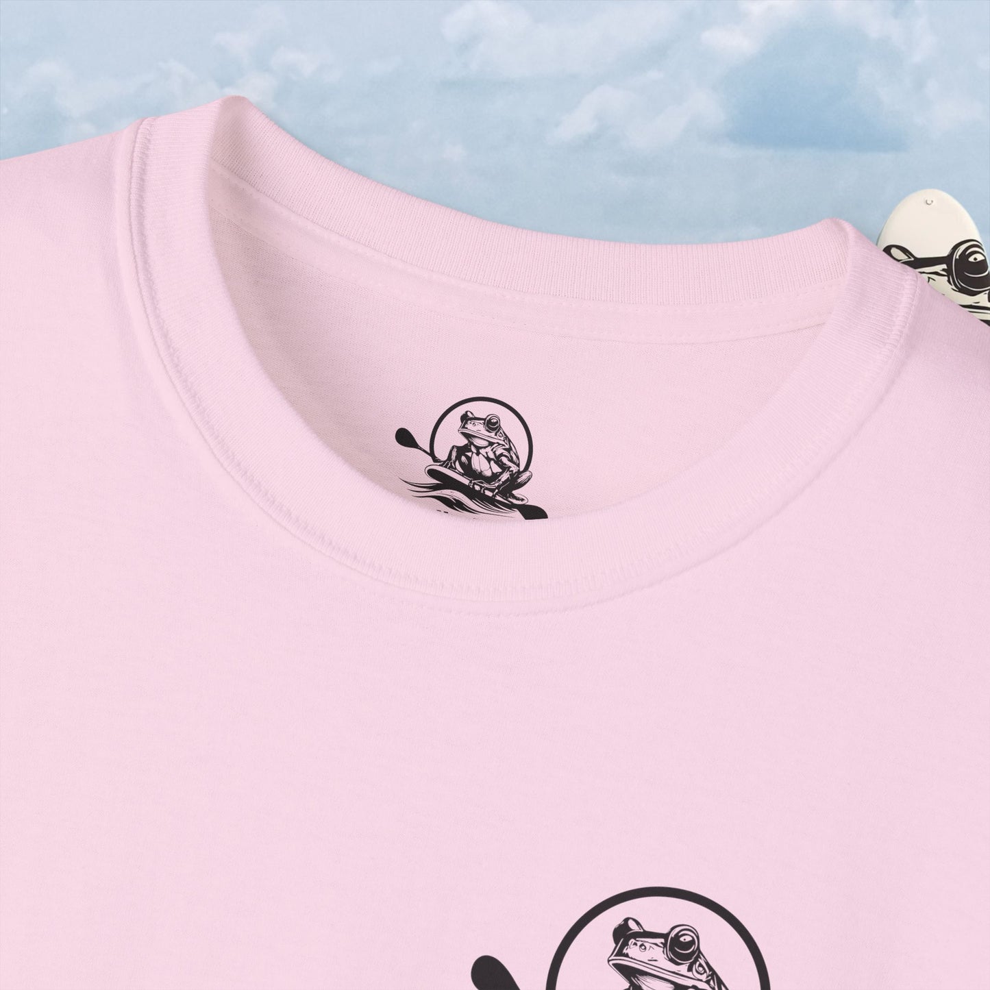 Pink Waterfall T-shirt Paddle Frogs Outdoor Gear Tagless