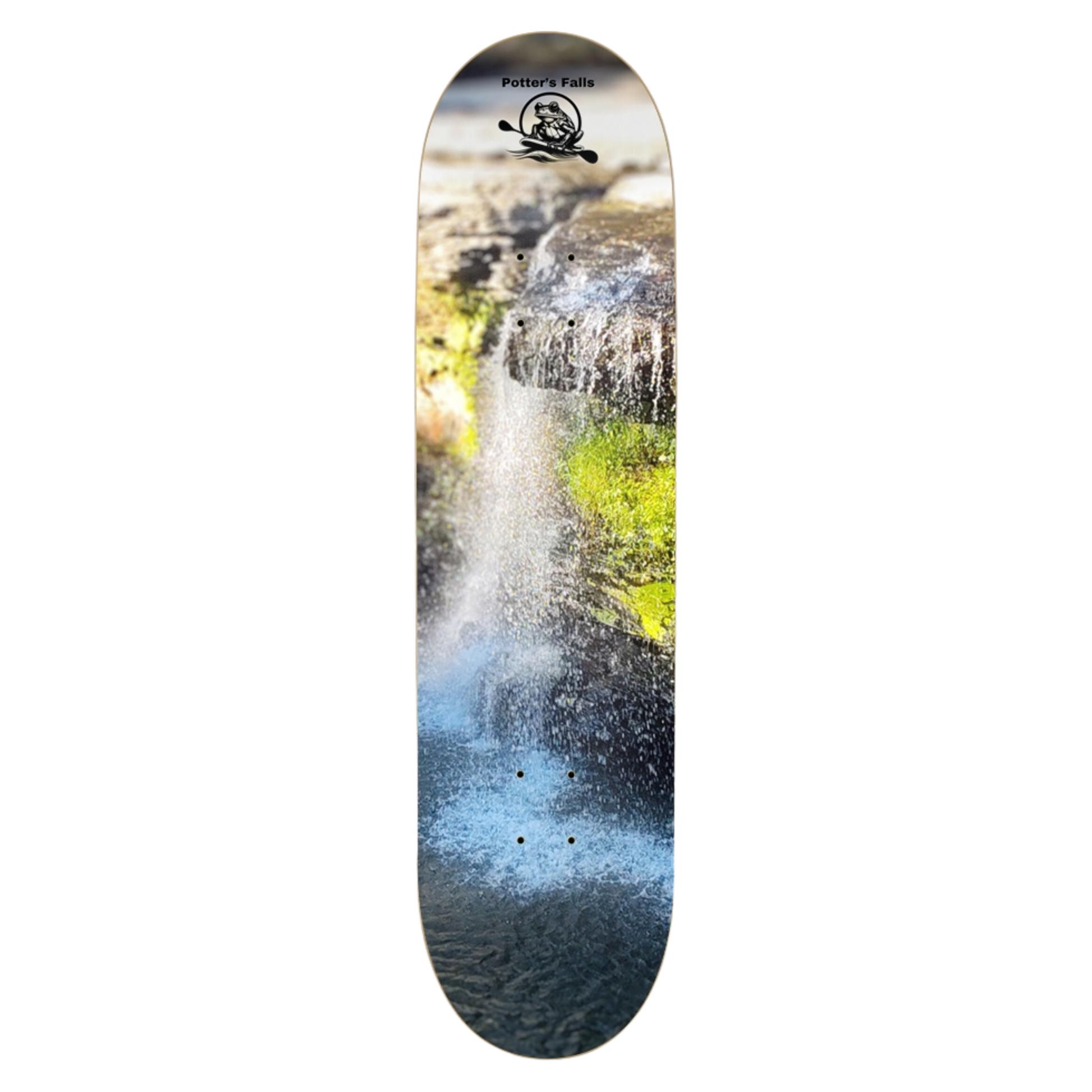 Potter's Falls 8.5" Skateboard Deck | Paddle Frogs