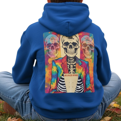 Royal Blue | Paddle Frogs™ Kids Balanced Bennie Youth Hoodie transparent background