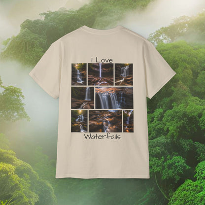 Sand Waterfall T-shirt Paddle Frogs Outdoor Gear Tag-less I Love